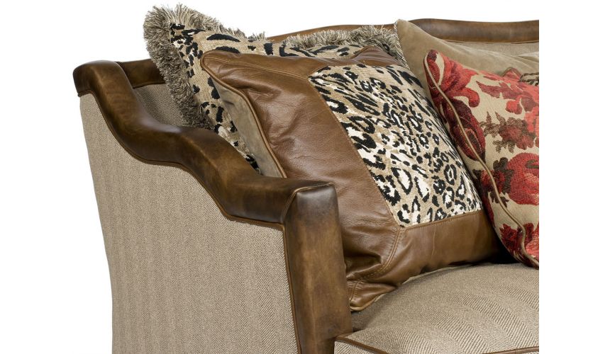 SOFA, COUCH & LOVESEAT Lots and Lots of Pillows Sofa
