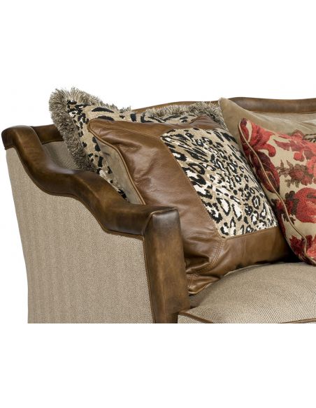 SOFA, COUCH & LOVESEAT Lots and Lots of Pillows Sofa
