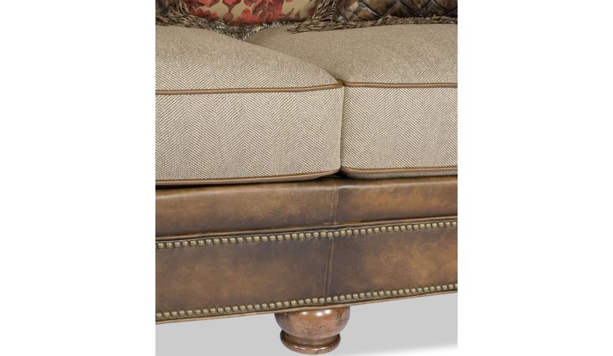 SOFA, COUCH & LOVESEAT Lots and Lots of Pillows Sofa