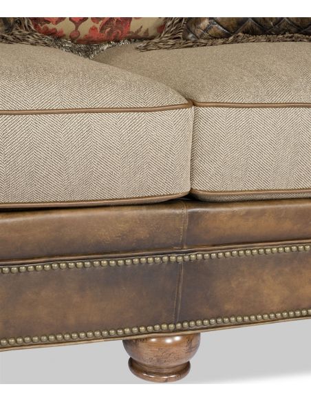 SOFA, COUCH & LOVESEAT Lots and Lots of Pillows Sofa