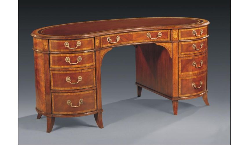 Executive Desks Library & Office Furniture Kidney Writing Desk