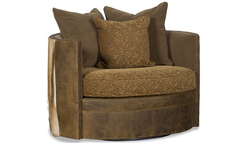 Relaxing Round Accent Arm Chair