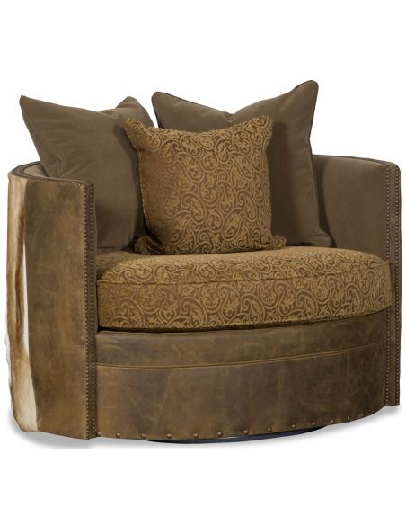 Relaxing Round Accent Arm Chair