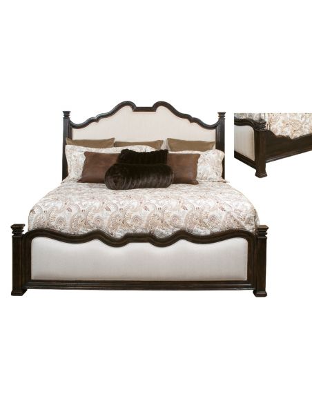 Bed set luxury furniture king or queen