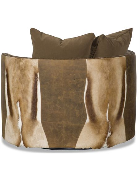 Relaxing Round Accent Arm Chair