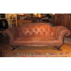 SOFA, COUCH & LOVESEAT Tufted Sofa-sofa, chair, leather, fabric