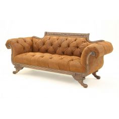 SOFA, COUCH & LOVESEAT Tufted Sofa-sofa, chair, leather, fabric 2