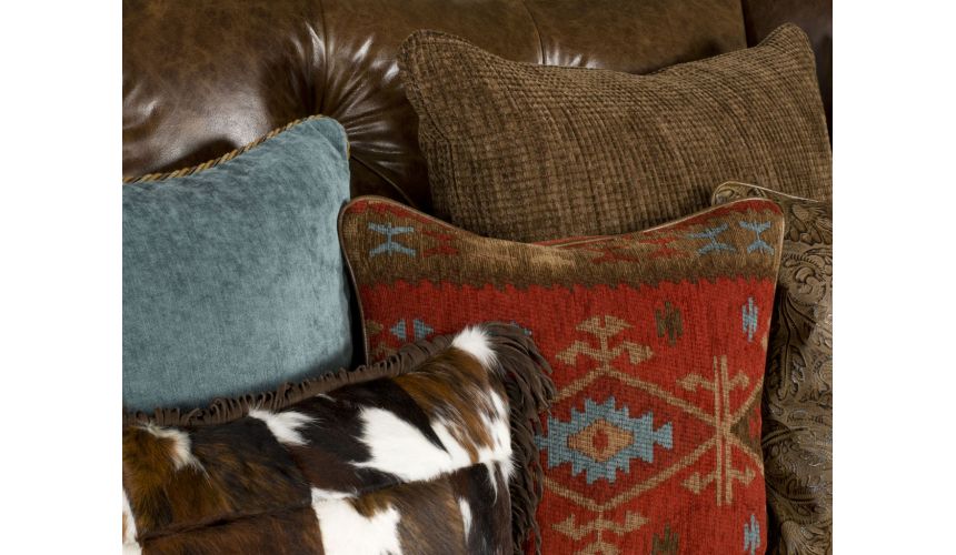 SOFA, COUCH & LOVESEAT Wild western pillow smorgashbord