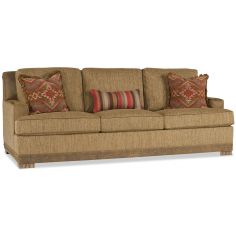 SOFA, COUCH & LOVESEAT Beige Upholstered Sofa