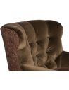 Luxury Leather & Upholstered Furniture Tufted Club Chair