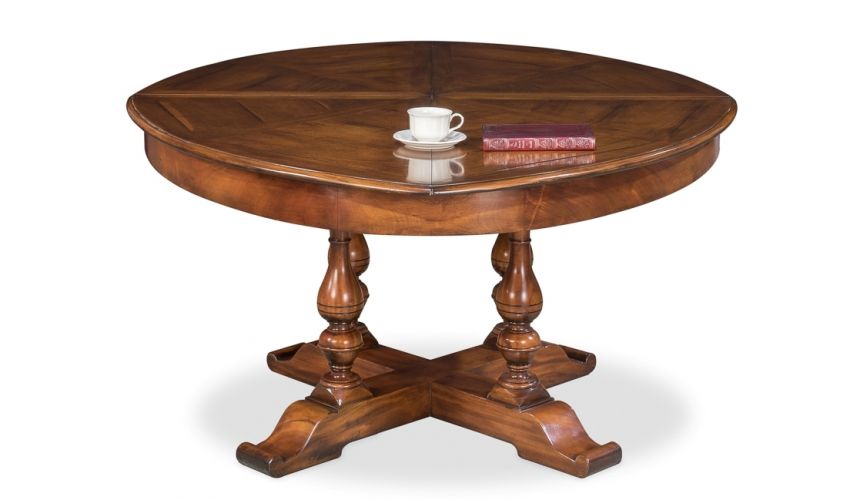 Dining Tables Walnut oval jupe table