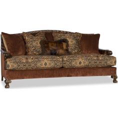 SOFA, COUCH & LOVESEAT Curved Upholstered Sofa