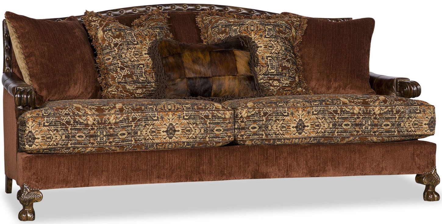SOFA, COUCH & LOVESEAT Curved Upholstered Sofa