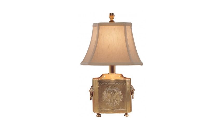 Decorative Accessories Block Box Golden Lamp