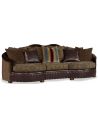 SOFA, COUCH & LOVESEAT Dark Brown Leather Sofa