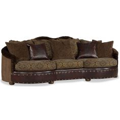 SOFA, COUCH & LOVESEAT Dark Brown Leather Sofa 2