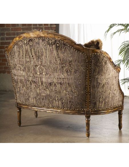 SOFA, COUCH & LOVESEAT sofa, chair, leather, fabric, Luxury fine home furnishings