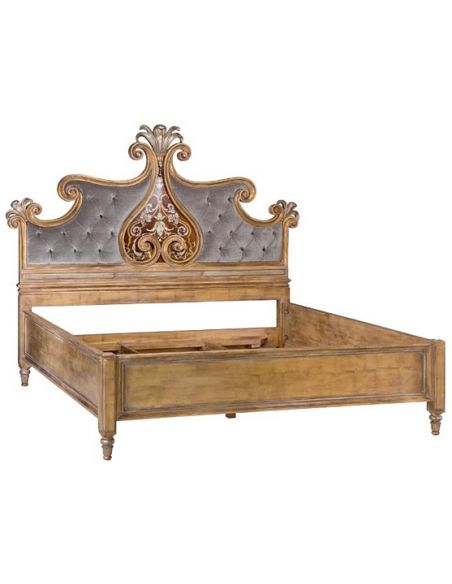 91-32 Casablanca gold finish King Size Bed