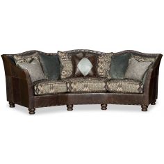 SOFA, COUCH & LOVESEAT Curved Nail Head Sofa