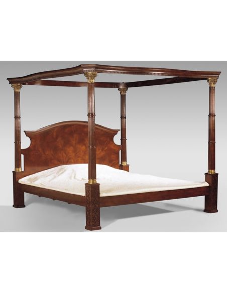 BEDS - Queen, King & California King Sizes Luxury Bedroom Furniture, Classic four post bed. 92004