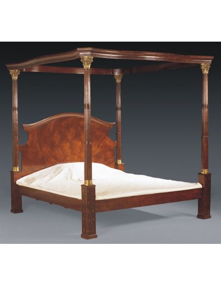 BEDS - Queen, King & California King Sizes Luxury Bedroom Furniture, Classic four post bed. 92004