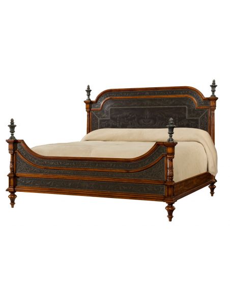 BEDS - Queen, King & California King Sizes Fine furniture walnut king bed