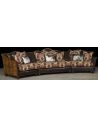 Luxury Leather & Upholstered Furniture Two tone Brown leather sectional