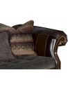 SOFA, COUCH & LOVESEAT Wooden Camelback Sofa