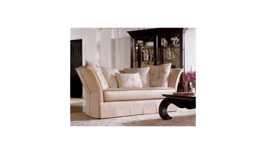 Luxury Leather & Upholstered Furniture High End Upholstered Furniture, Sleek Sofa