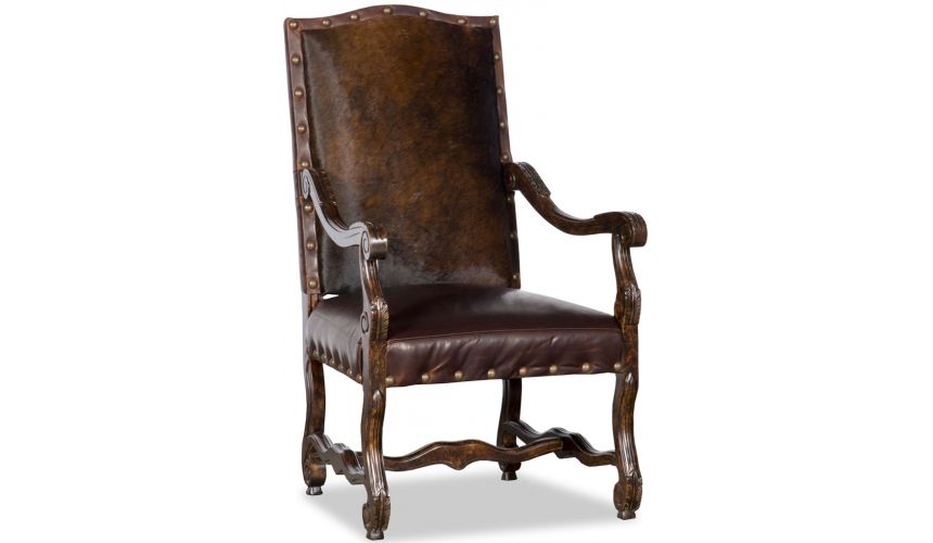 Luxury Leather & Upholstered Furniture Elegant Upholstered Chair