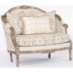 Western Furniture Cozy Cream Settee