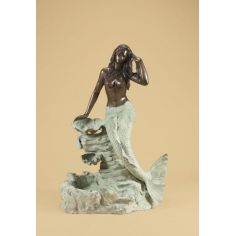 Decorative Accessories Home Luxurious Accents Mermaid on Rock Fountain