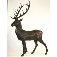 Decorative Accessories Home luxury Statues Large Bronze Male Deer