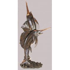 Decorative Accessories Home Statues Accessories Swordfish Fountain Bronze