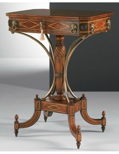 Accent lamp side table. Luxury furniture.