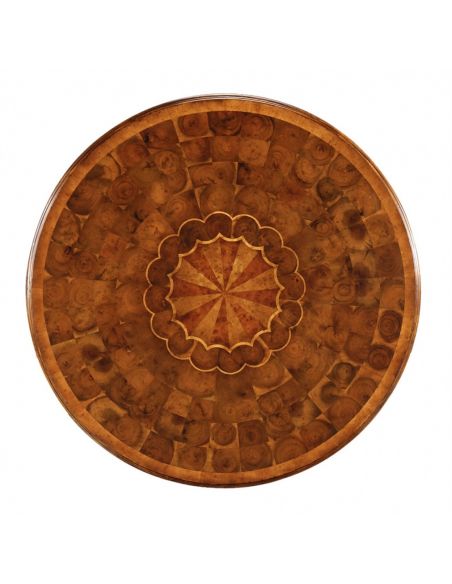 Round & Oval Side Tables Accent table cast brass base. Rococo style