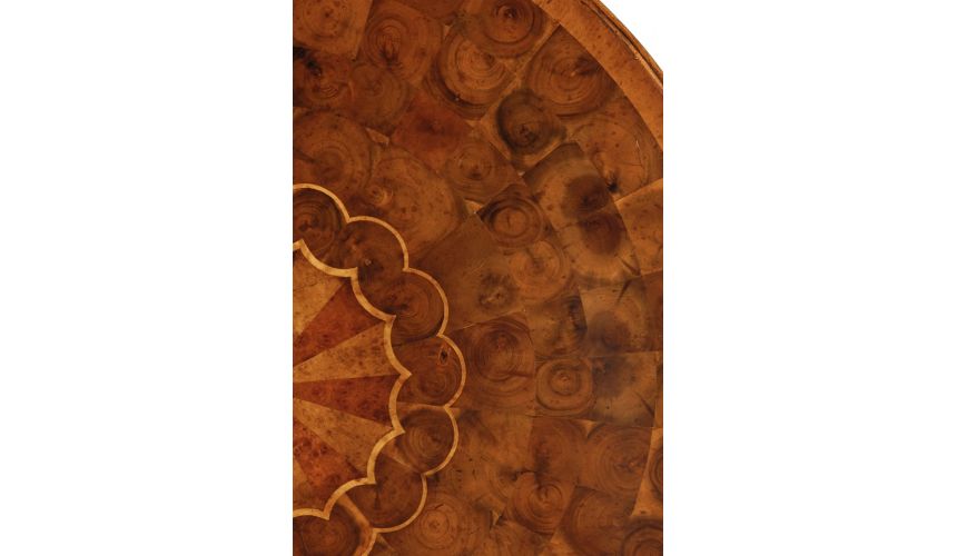 Round & Oval Side Tables Accent table cast brass base. Rococo style