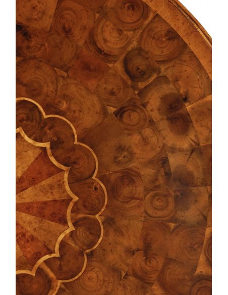Round & Oval Side Tables Accent table cast brass base. Rococo style