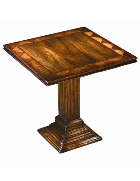 Accent table. square side table. Luxury furniture.