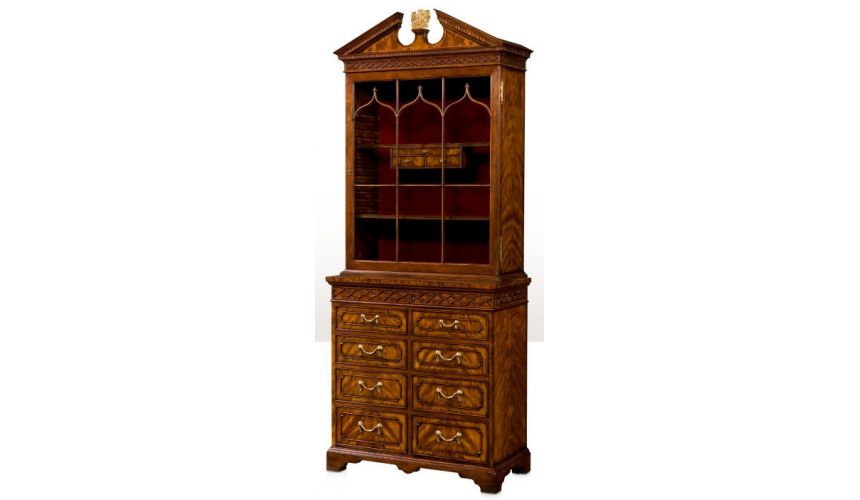 Breakfronts & China Cabinets Gothic Astragals