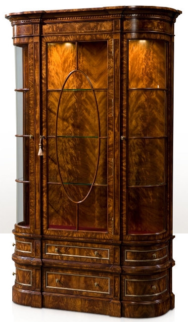 Breakfronts & China Cabinets Gothic Library Display Cabinet