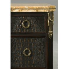 Chest of Drawers Gator, alligator skin chest of drawers. High style luxury furniture. 2