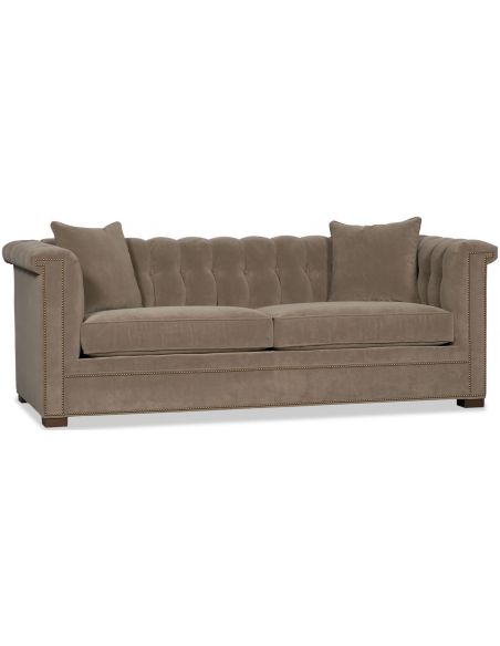 Upholstered High-Arm Sofa