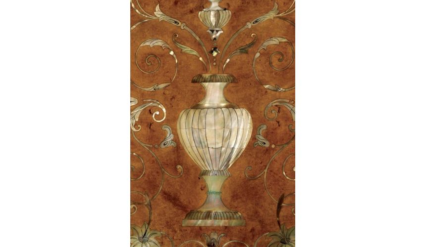 Chest of Drawers Burl and rosewood chest of drawers. The original Louis XVI.