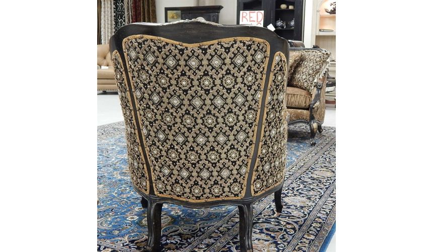 Luxury Leather & Upholstered Furniture Arabian jewel accent chairs 22