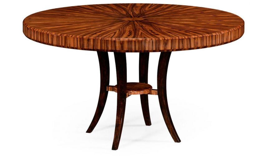 Round Dining Table with Santos Rosewood Table-76