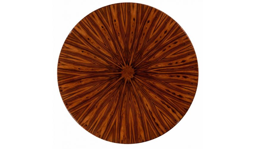 Round Dining Table with Santos Rosewood Table-76
