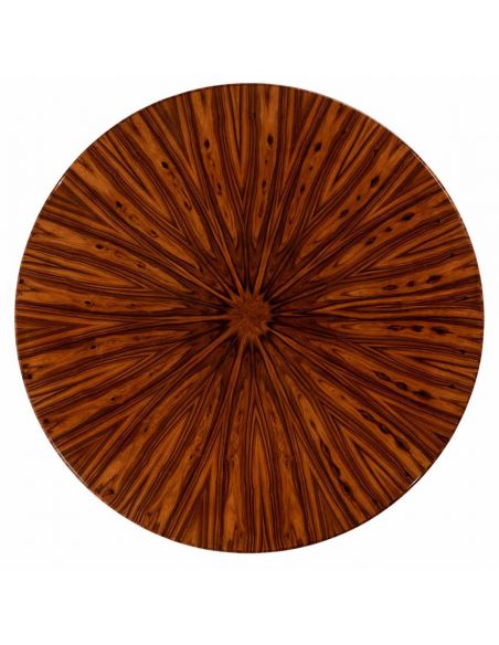 Round Dining Table with Santos Rosewood Table-76