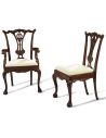 Dining Chairs Ball and claw foot dining chairs, high end solid mahogany 44
