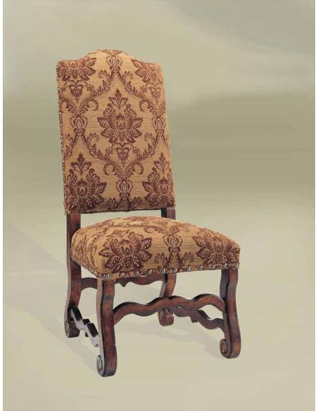 Rustic Luxury Furniture All Brown Side Chair